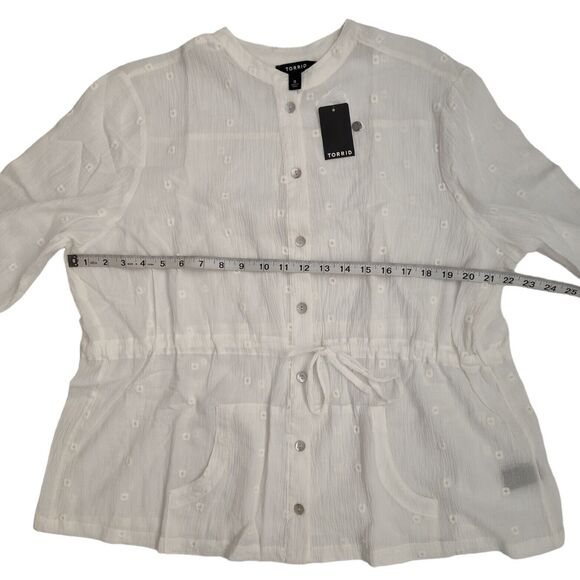 NWT! TORRID LONG SLEEVE BLOUSE - Picture 7 of 10